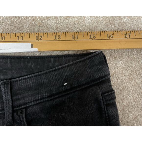 Abercrombie‎ & Fitch High Rise Super Skinny Curve Love Dark Gray Jeans 31/12R - Picture 6 of 8